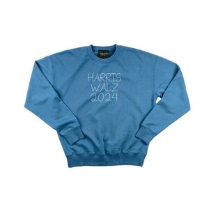 Lingua Franca Harris Walz crew sweatshirt